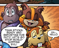 Team Sticks comics