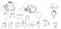 Sprite animation concepts for Dr. Eggman