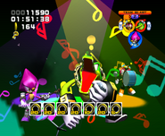 Team Chaotix performing the Chaotix Recital.