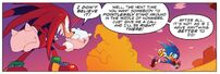 Knuckles yelling in 900th