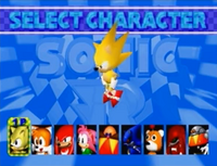 Sonic R select Super