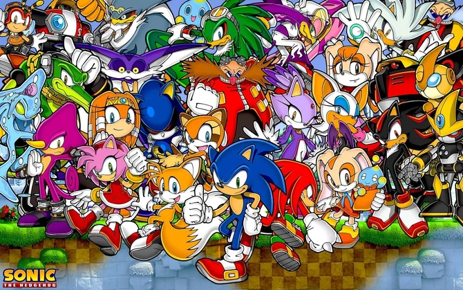 „Sonic“ žaidimų frančizės personažai
