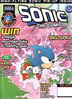 Sonic the Comic #115 (October 1997). Art by Nigel Dobbyn.