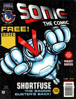 Sonic the Comic #63 (October 1995). Art by Carl Flint.