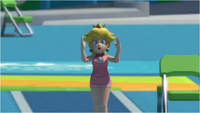 Mario & Sonic at the Rio 2016 Olympic Games - Peach Triple Jump