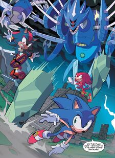 Idw Sonic spoiler issue 7 Reveal is Neo Metal Sonic