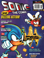 Sonic the Comic #91 (November 1996). Art by Carl Flint.
