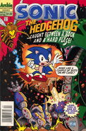 Sonic the Hedgehog #21 (April 1995). Art by Patrick Spaziante and Jon D'Agostino.