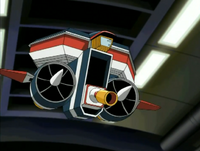 A Gun Hawk attacks