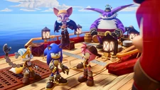 Most of the crew is happy to have Sonic around, from "".