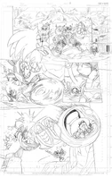 Page two pencils. Art by Diana Skelly.