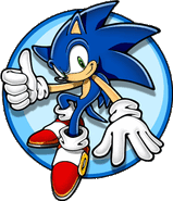 Sonic's character bio artwork