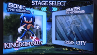 Sonic stage select (E3 demo)