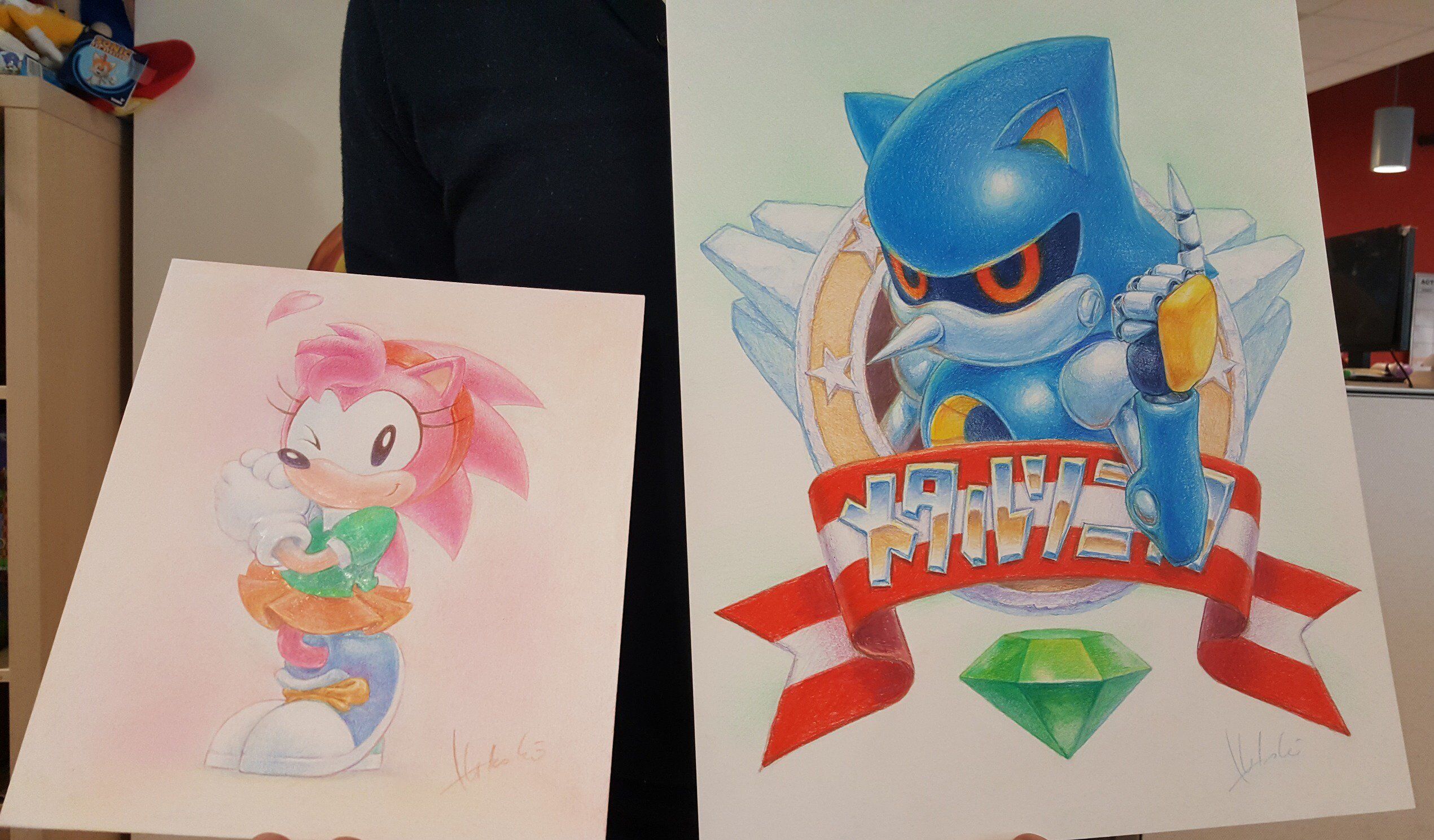 Pimenta Blue Games: Kazuyuki Hoshino dar dicas como desenhar Metal Sonic