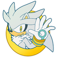 April - Silver the Hedgehog