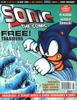 Sonic the Comic #78 (May 1996). Art by Carl Flint.