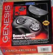 Caja de la Remote Arcade System para Genesis.