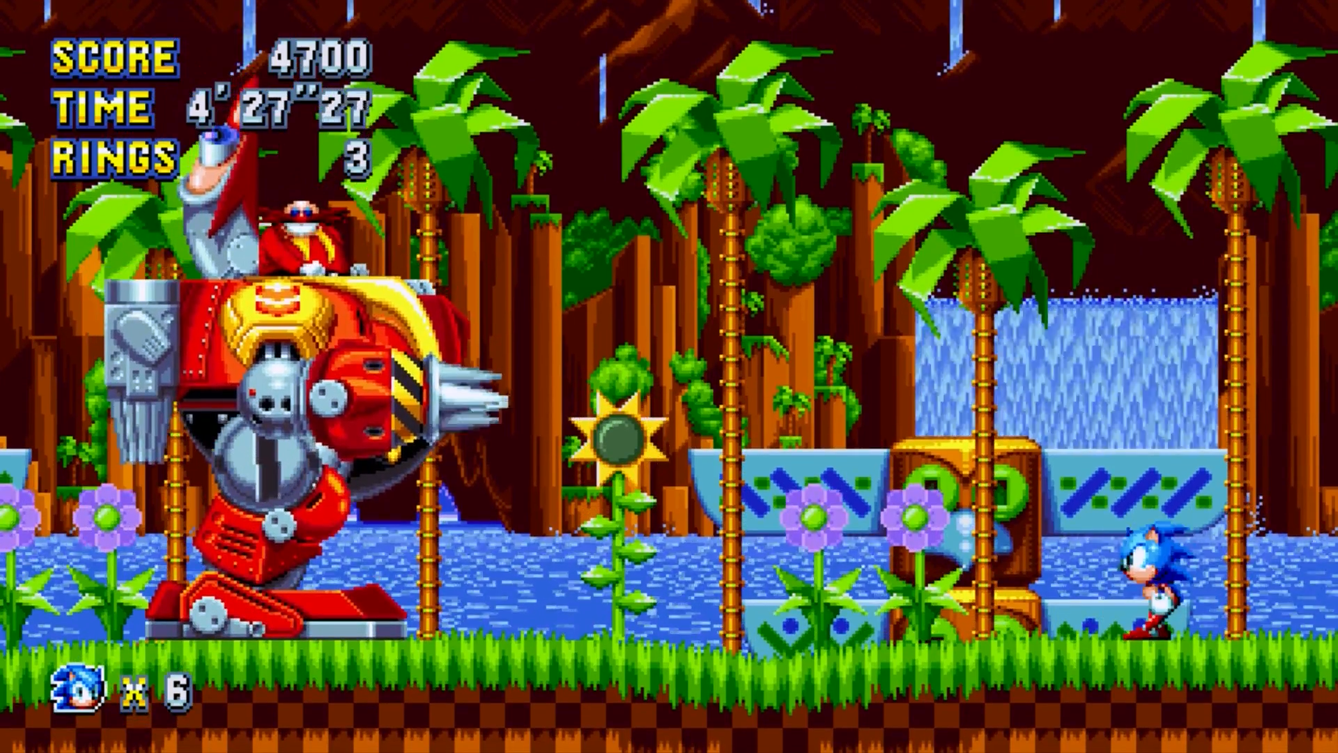 Sonic Mania - Green Hill Zone Act 2 + Special Stage + Boss Fight 
