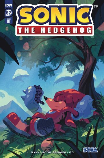 Cover RI of IDW Sonic #12 by Nathalie Fourdraine! : r/SonicTheHedgehog