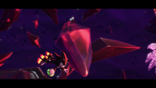 Shadow utilizing the small jets on his Air Shoes, from Sonic Prime.