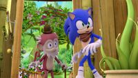 SB S1E49 Old monkey and Sonic