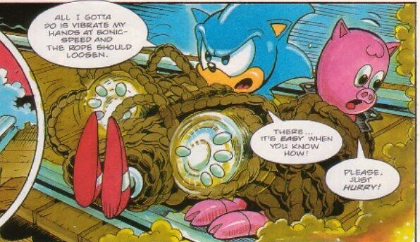 I love how Sonic is such a huge jerk in the Fleetway Comics : r