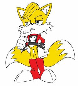 38262 - safe, artist:fredvegerano, miles tails prower (sonic), rosemary  prower (sonic), canine, fox, mammal, red fox, anthro, archie sonic the  hedgehog, sega, sonic the hedgehog (series), 2020, baby, blue eyes,  dipstick tail