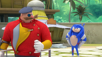 SB S1E33 Eggman Knuckles stuntman