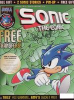 Sonic the Comic #127 (April 1998). Art by Nigel Kitching.