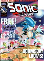 Sonic the Comic #99 (March 1997). Art by Richard Elson and John Burns.