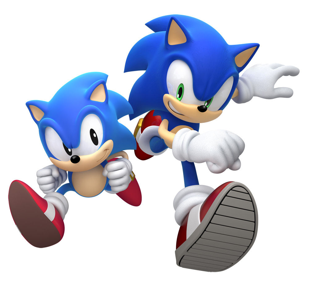 Sonic Generations Classic Running Pictures - Classic Sonic Running, HD Png  Download - 579x1019(#1122580)