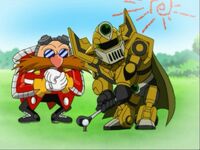 Eggman and Zelkova golfing