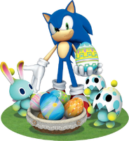 Sonic and Chao for Easter