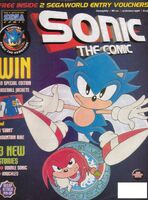 Sonic the Comic #121 (January 1998). Art by Mick McMahon.