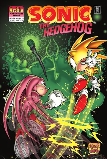 SONIC The HEDGEHOG Comic Book #56 March 1998 SUPER SONIC HYPER