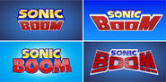 Alternate logos for Sonic Boom.