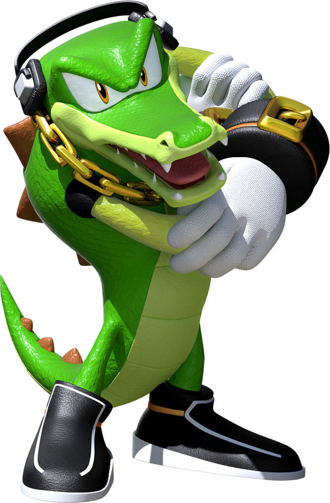 sonic boom vector the crocodile