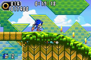 The Leaf Forest Zone - Sonic 1 backgrounds