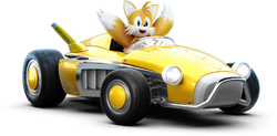 Sonic the Hedgehog 1:64 Die-Cast Vehicle - Tails Whirlwind Sport 