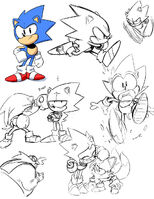 Sonic Mega Drive artwork 1