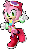 Sonic Runners Amy Rose Amitie Style