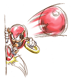 Sonic Mighty Armadillo Pencil Art Gamer Art. Instant 