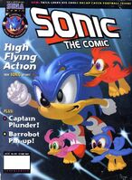 Sonic the Comic #104 (May 1997). Art by Dermot Power.