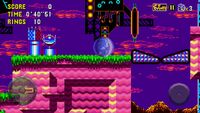 Sonic CD Mobile Sonic Collision Chaos Zone 1 6