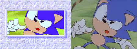 Sonic CD cutscene comparison