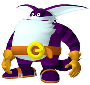 An early render of Big for Sonic Heroes.