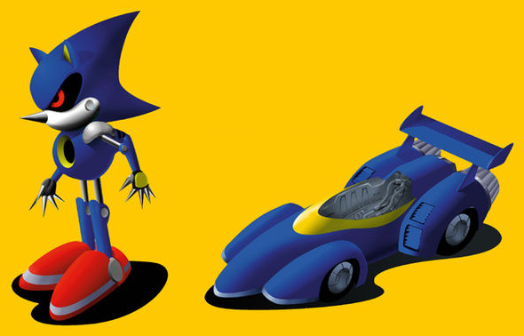 Metal Sonic Chao Head Pal