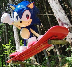 Sonic the hedgehog statue best sale