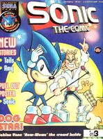 Sonic the Comic #132 (June 1998). Art by Carl Flint. Color by John Burns.