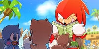 Artwork for "& Knuckles" mode ending